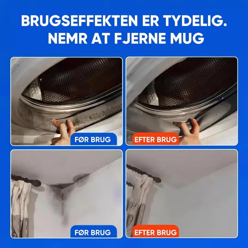 Hurtigtvirkende anti-skimmel vægrensespray