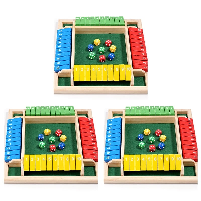 Shut The Box - Sjovt matematikbrætspil for voksne og børn