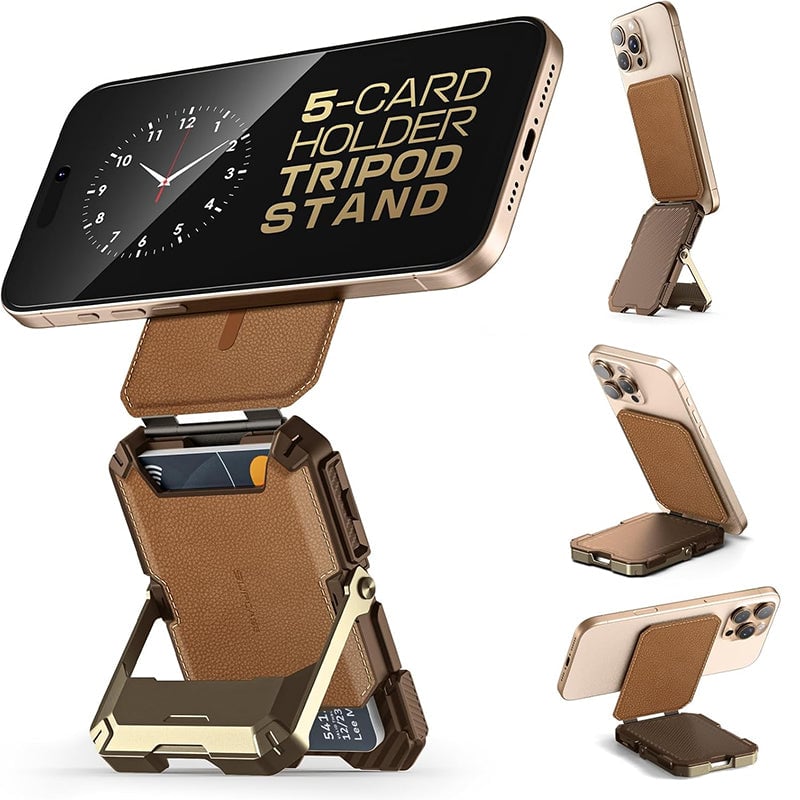 Magnetisk pung med stativ