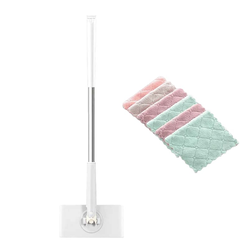 Handige mini-mop met doekwisselfunctie