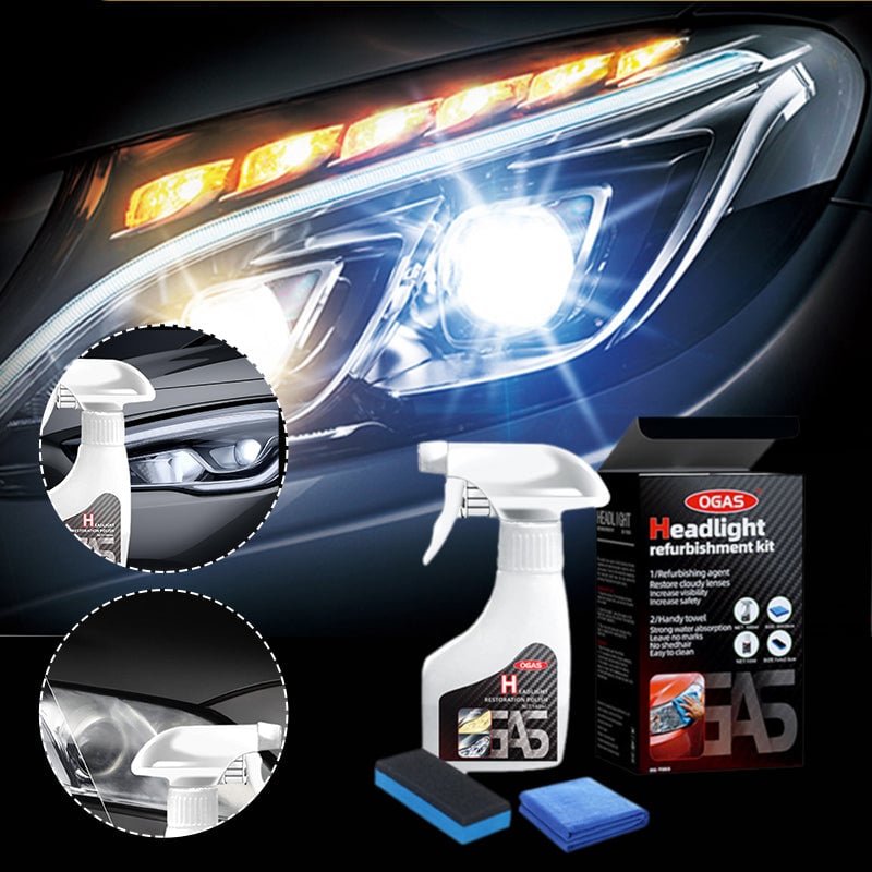 Spray til restaurering af forlygter