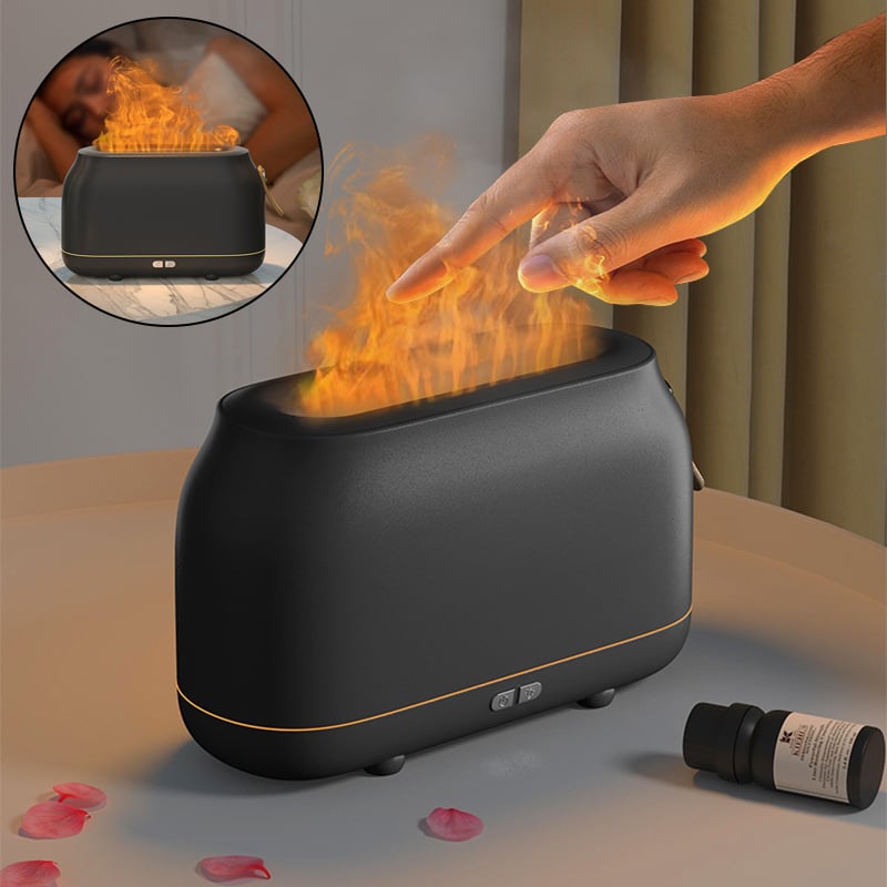 Duftfrisker med simuleret flamme