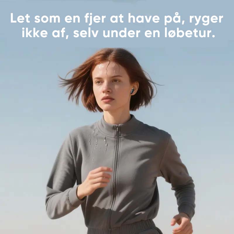 Støjreducerende oversættelses øretelefoner med farveskærm