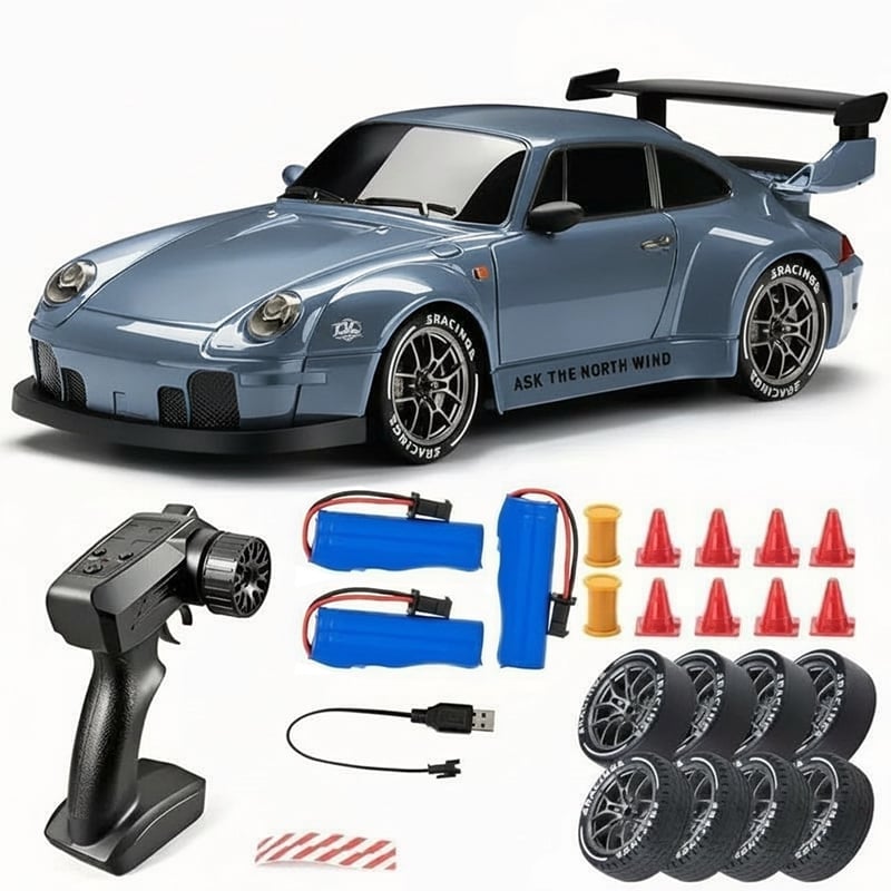 Fjernstyret drift racerbil