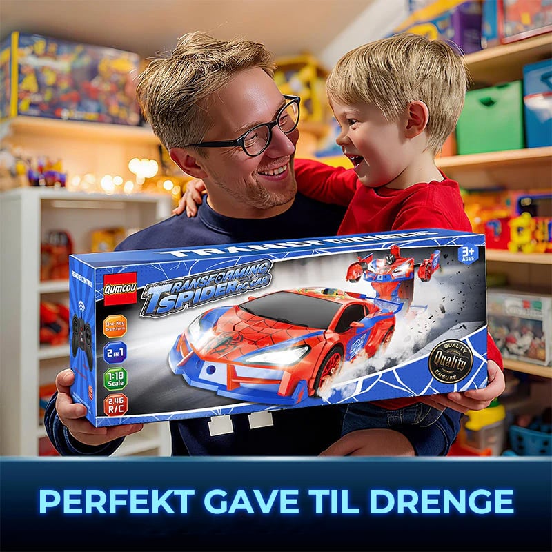 Fjernstyret transformer robotbil