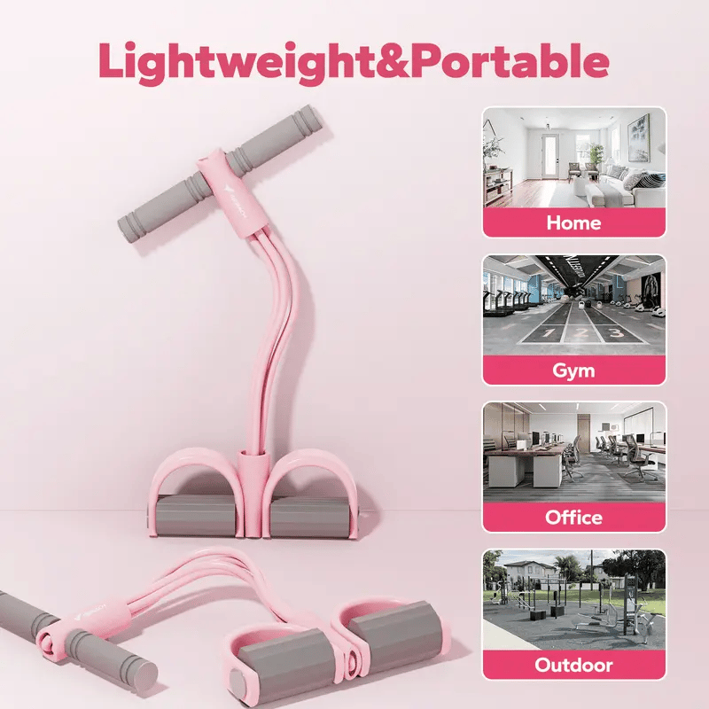 💪 Multifunktionelt modstandsbånd med pedal🏋️