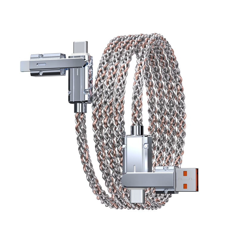 Fire-i-En 100W ladekabel med farverigt lys