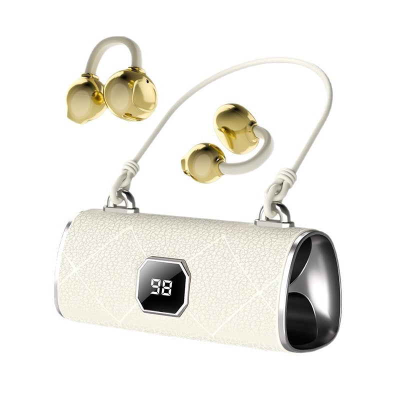 Stilfuldt klips-på trådløst headset