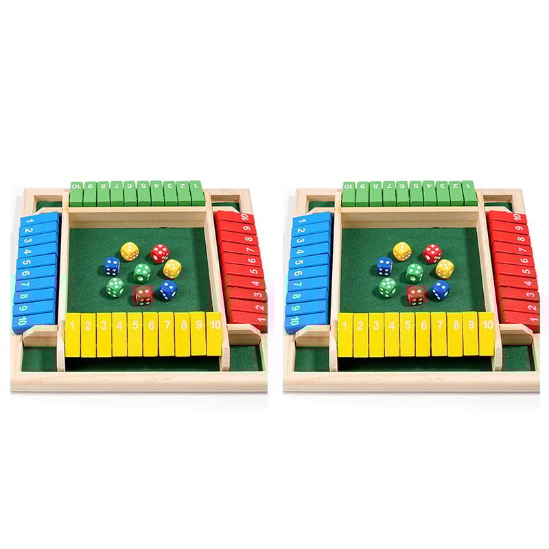 Shut The Box - Sjovt matematikbrætspil for voksne og børn