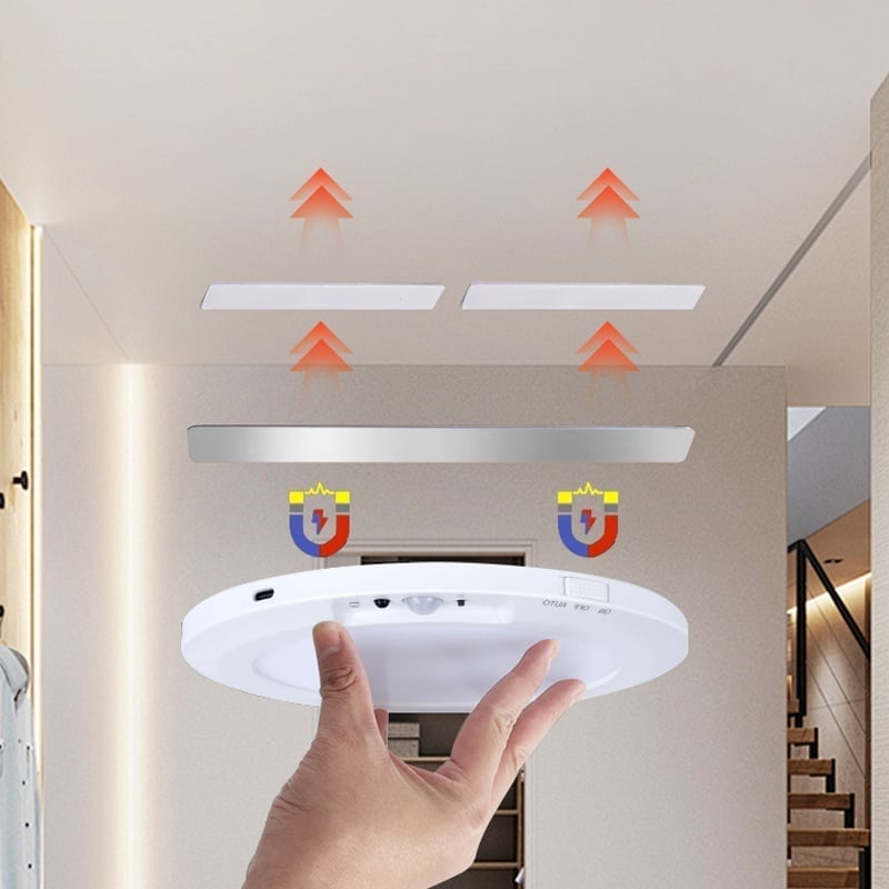 Loftlampe med bevægelsessensor