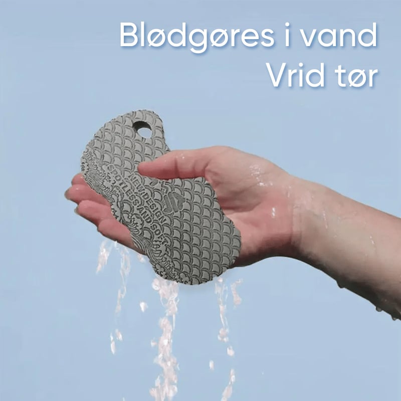 Magisk eksfolierende badesvamp