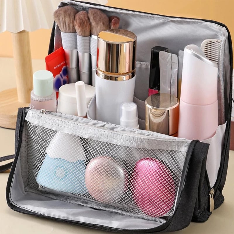 Penalhus og kosmetiktaske med stor kapacitet