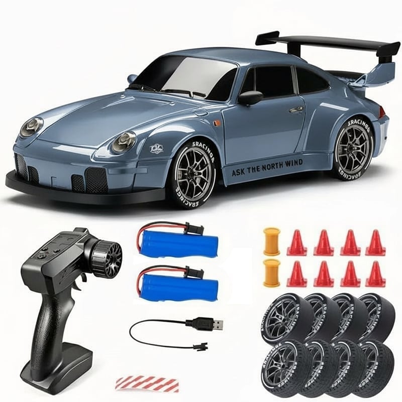 Fjernstyret drift racerbil