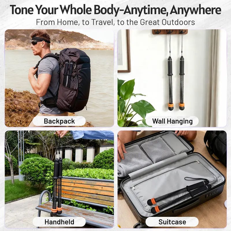 Adjustable Ropeless Battle Ropes Training