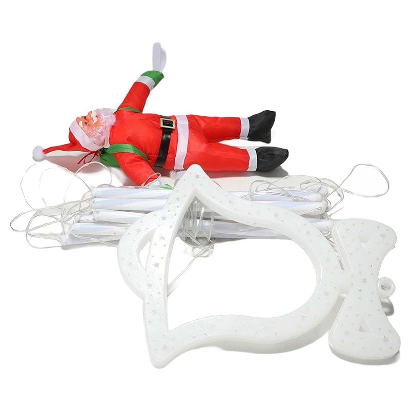 Stigeklatrende julemand-LED-Lampe