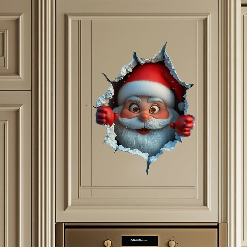 Klistermærkesæt med julemænd