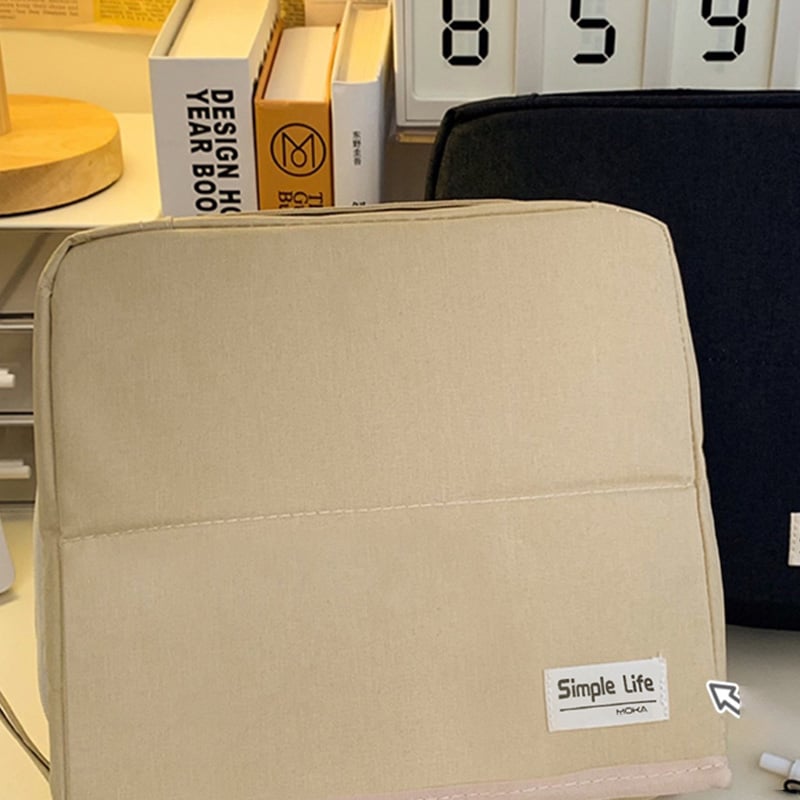 Penalhus og kosmetiktaske med stor kapacitet