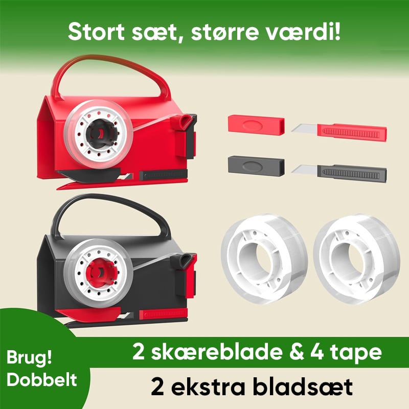 Sakerplus gavepapirskærer og dispensersæt