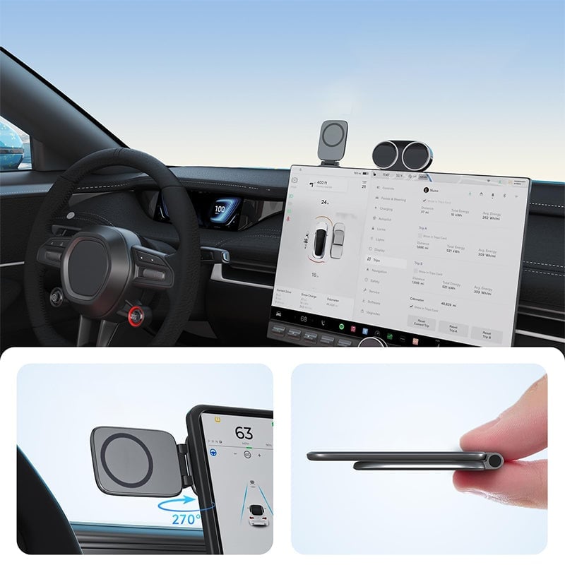 Ultratynd dobbeltsidet magnetisk holder