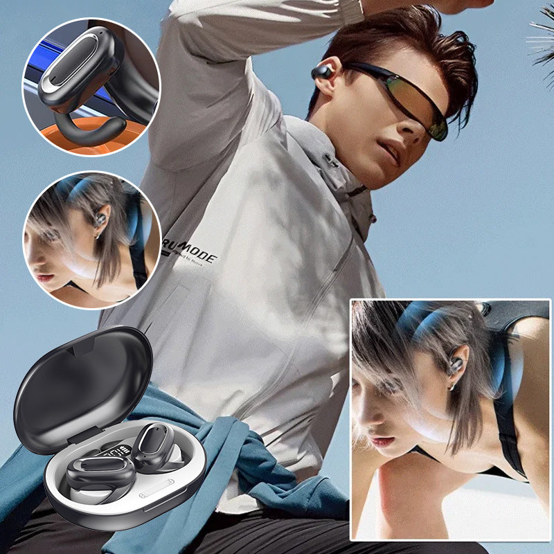 3D surround sound åbent bluetooth headset