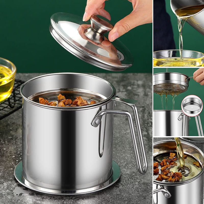 Stainless Steel Oil Filter Kettle