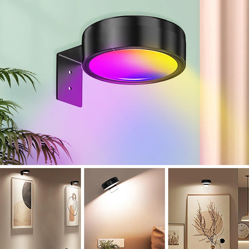 Trådløs LED-væglampe med fjernbetjening