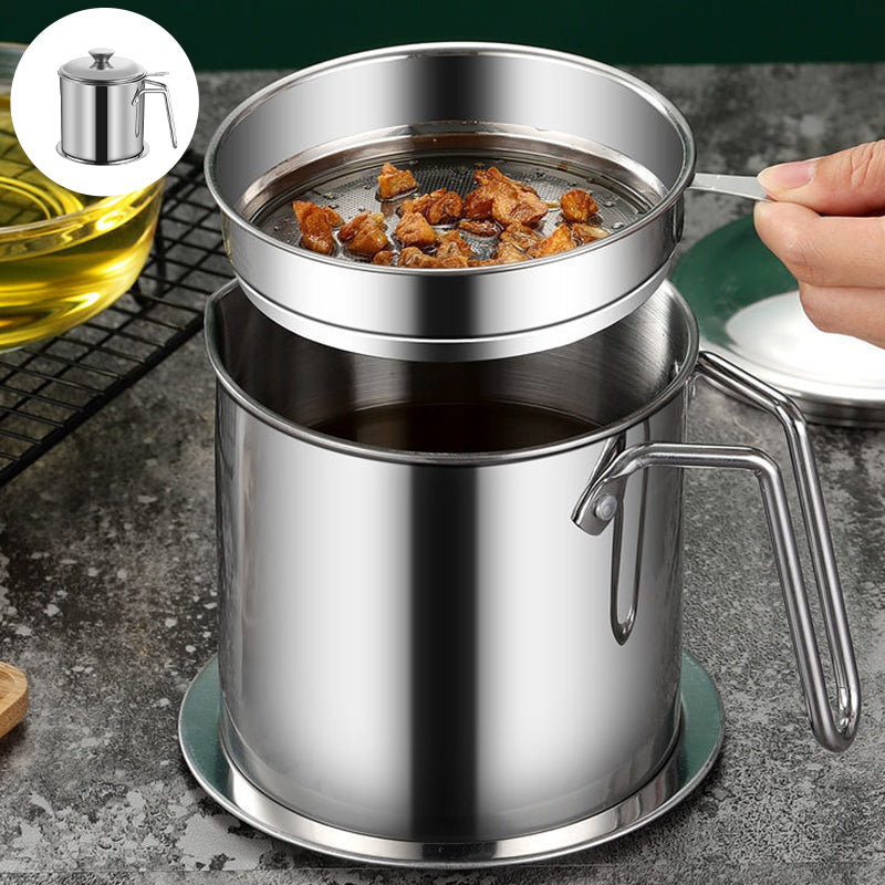 Stainless Steel Oil Filter Kettle