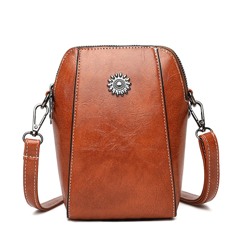Mini Crossbody taske i blødt kunstlæder