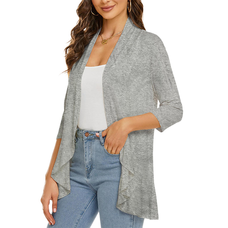 Casual letvægts cardigan (Dame)