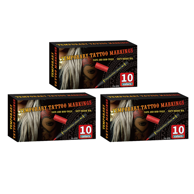 Sæt med midlertidige tatoveringspenne