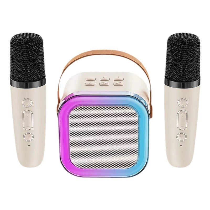 Mini Karaoke maskine med trådløse mikrofoner