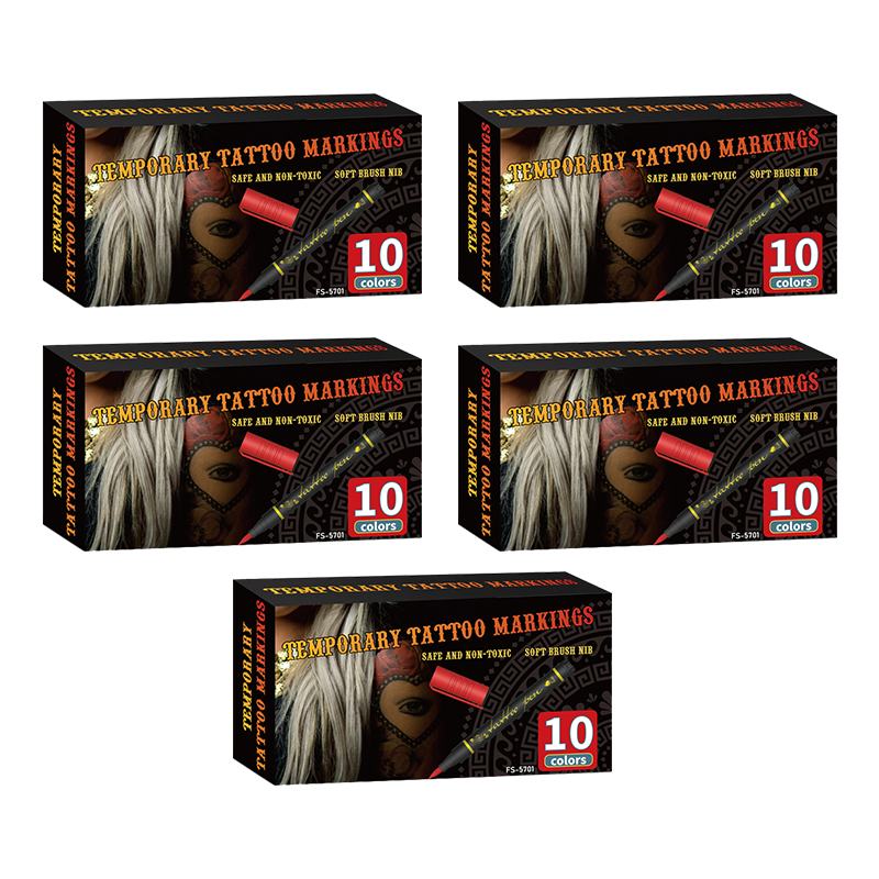 Sæt med midlertidige tatoveringspenne