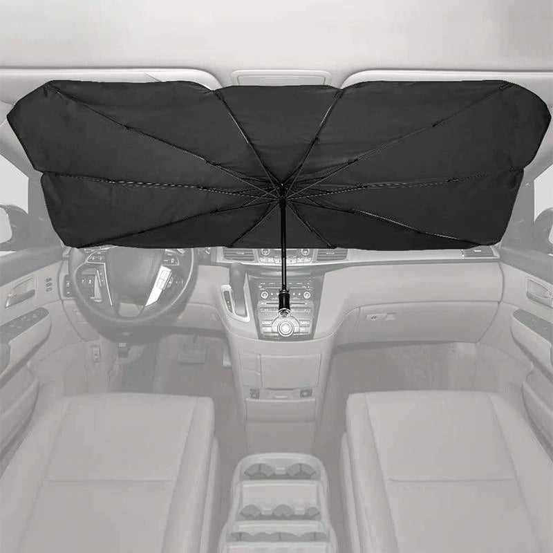 Køretøj vindskærm solparaply