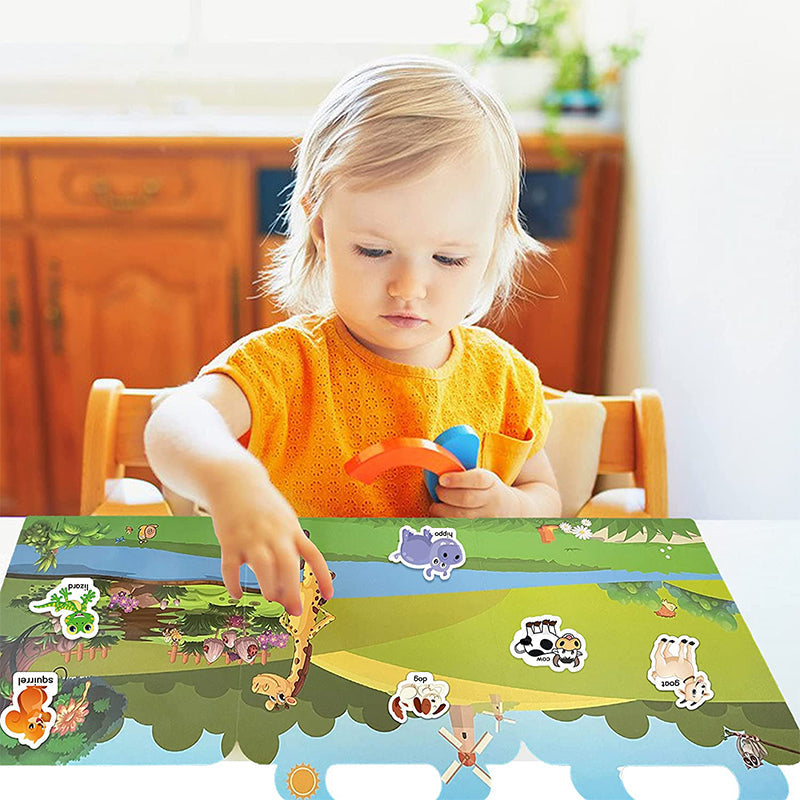 Pædagogiske legetøjsklistermærker til børns indlæring