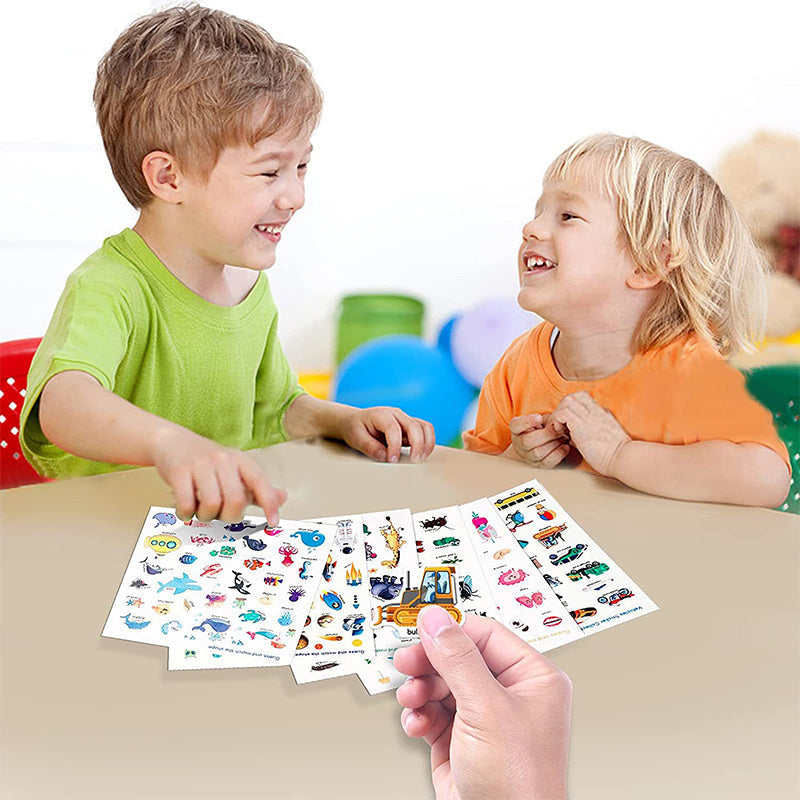 Pædagogiske legetøjsklistermærker til børns indlæring