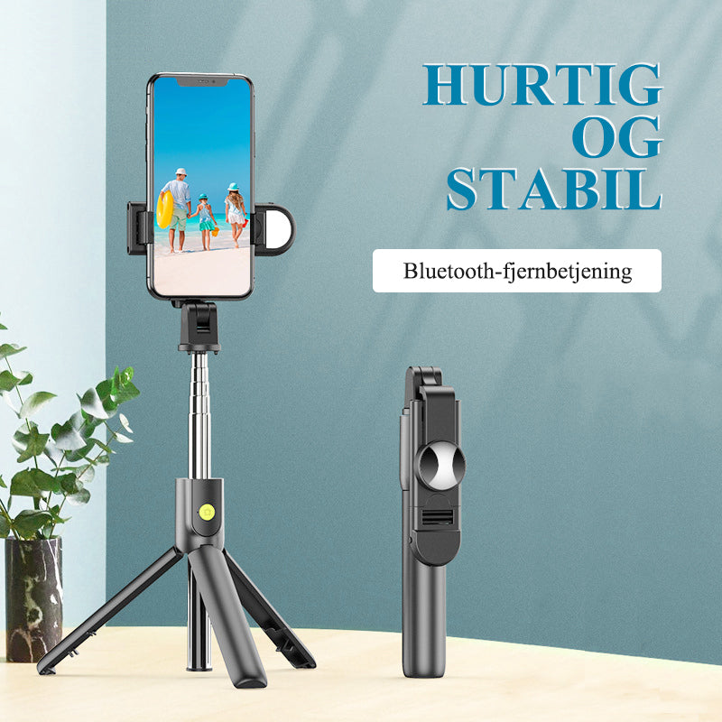 Bluetooth fjernbetjening Selfie Stick stativ