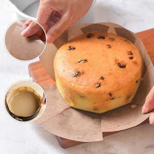 Genanvendeligt og holdbart papirark til frigivelse af kager