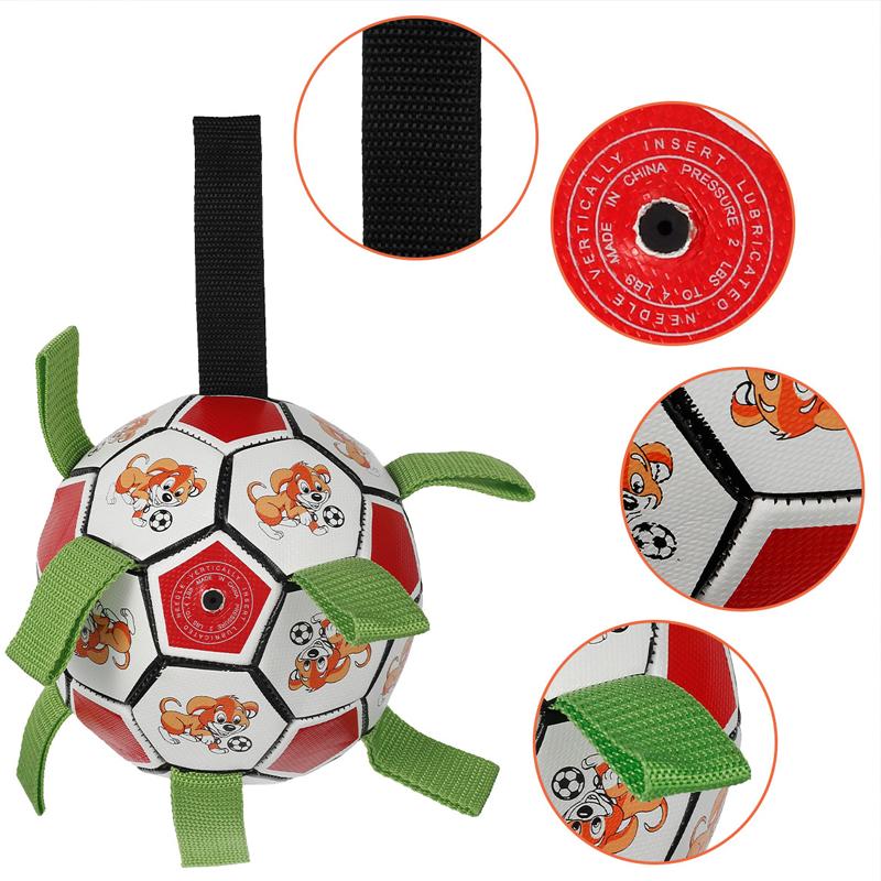 Interaktivt hunde fodbold legetøj