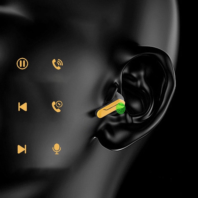 Trådløse HI-FI-stereo hørebøffer med ultra lav latenstid og lydreduktion