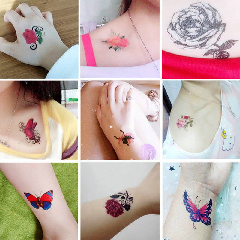 Trendy 3D tatoveringsmærkater