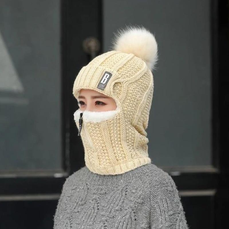 Vinter Siamese vindtæt hat