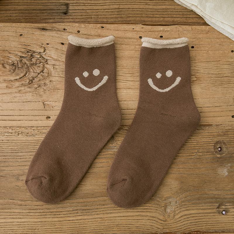 Skønne smiley sokker