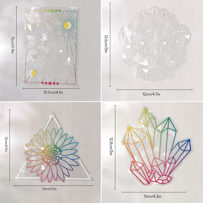 Solfanger PVC Statiske glasvindues klistermærker