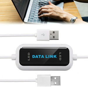 USB-kabel til overførsel fra pc til pc