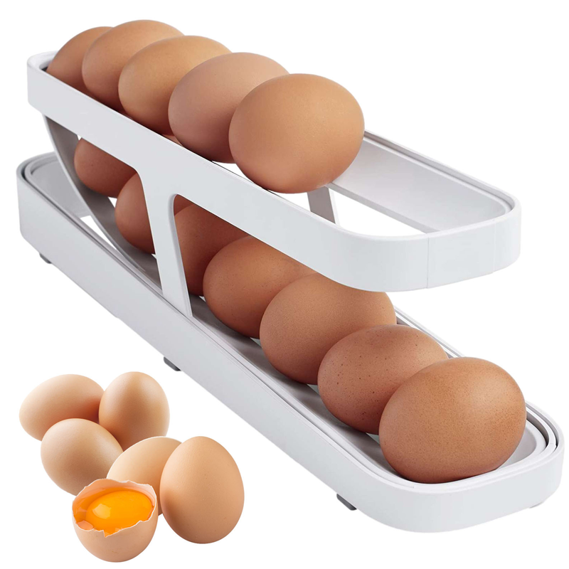 Rullende æggeopbevaringsstativ
