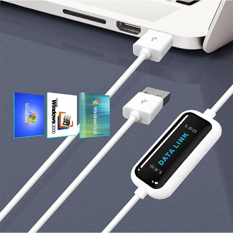 USB-kabel til overførsel fra pc til pc