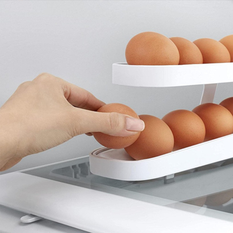 Rullende æggeopbevaringsstativ