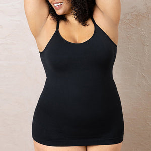 Lang slankende mavekontrollerende camisole top
