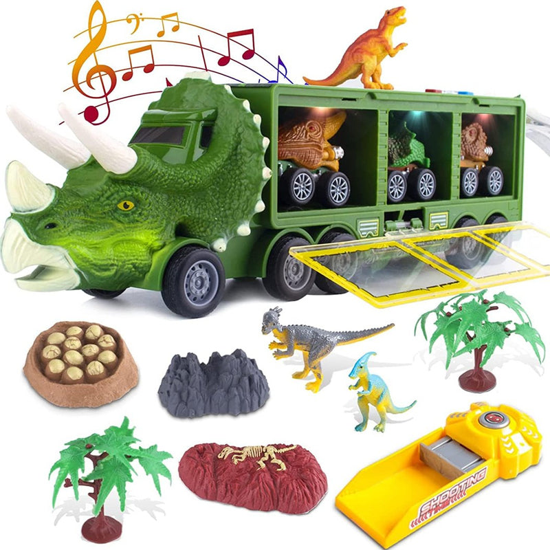 Musikafspillende Dinosaurtransport