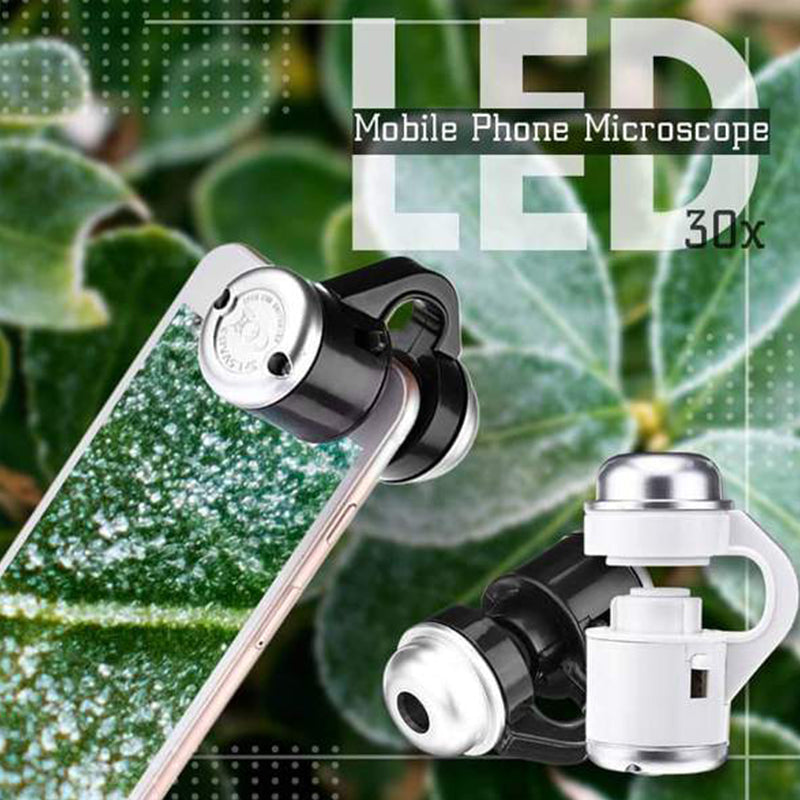 LED-mikroskop til mobiltelefoner